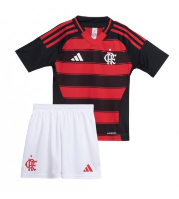 Flamengo Hjemmebanetrøje Børn 2025-26 Kortærmet (+ Korte bukser)